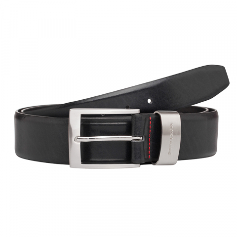 Мъжки черен колан с катарама Pierre Cardin - Pierre Cardin Gifts